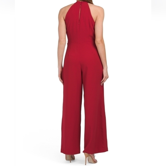 Julia Jordan Garnet Halter Neck Jumpsuit - Picture 3 of 5